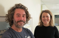 Andreas Rosin och Tove Olofsson