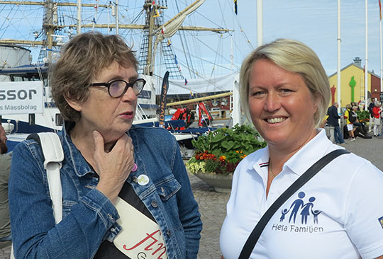 Greta Henriksson och Christel Jöquist