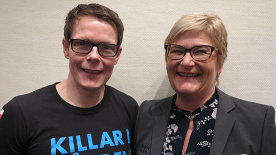 Frode Rönsberg och Eli Sogn Iversen
